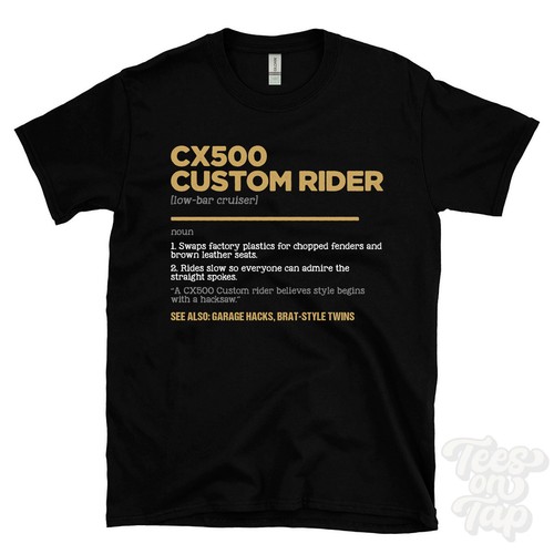 Cx500 custom rider shirt - cx500,