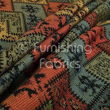 Kilim Patchwork Chenille Black