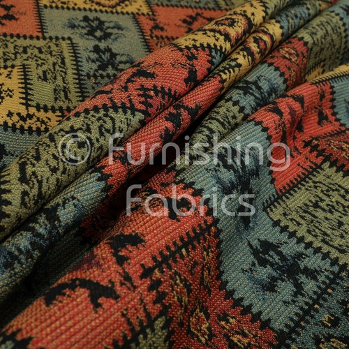 Fire treated kilim patchwork - fire,