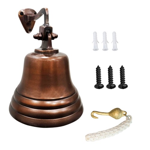 Brass nautical ship bell wall - brass,