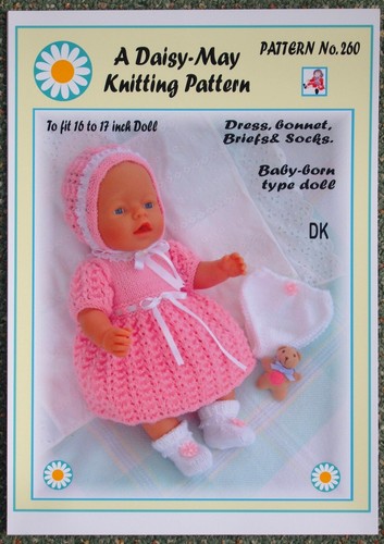 Dolls knitting pattern 260 - knitting,