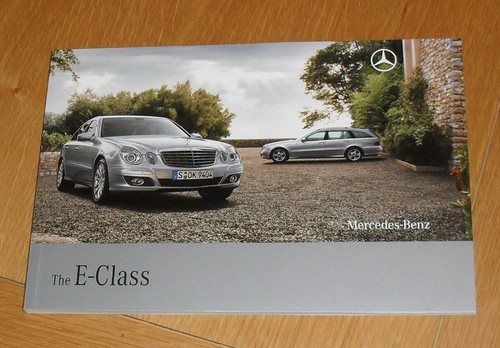 Mercedes class brochure 2008 - mercedes, e