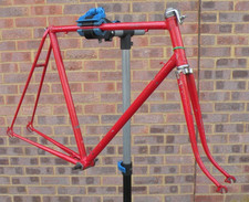 23" Classic Steel Frame & Fork, Attractive Lugs, Unknown Maker