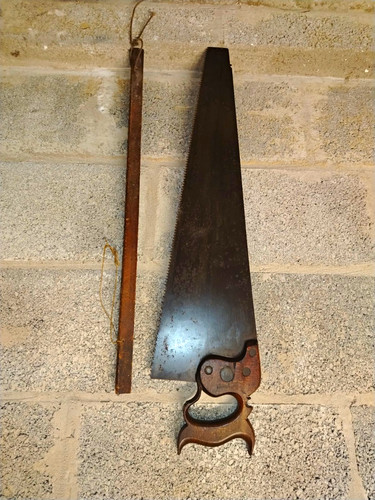 Vintage hand saw - vintage,
