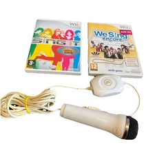 Nintendo Wii Disney Sing It & We Sing Encore Plus EA USB Microphone