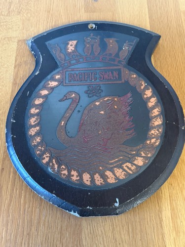 Original ships plaque - ships, mv