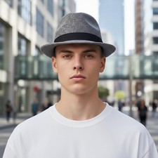 Men's Gangster Trilby Fedora