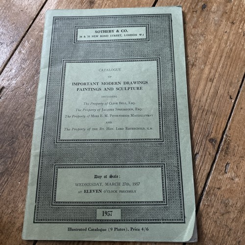Sotheby co catalogue - &,