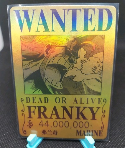 Franky gold wanted poster one - franky,