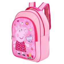 Peppa Pig Backpack Character Licensed Girls Kid Children School Smile