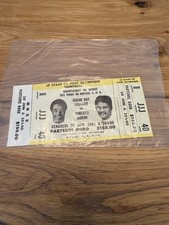 Boxing Ticket Sugar Ray Leonard v Roberto Duran Montreal 20th June 1980