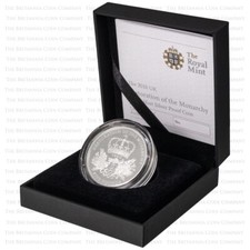 2010 Restoration Of The Monarchy 1660 £5 Crown Piedfort Silver Proof  UKRMPF