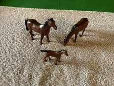 3 X ELC Horses Male & Female And A Foal Horse