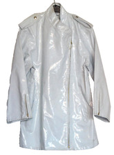 Pvc mac raincoat with - mac,