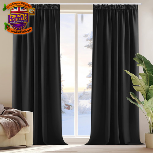 Blackout curtains pencil pleat - curtains,