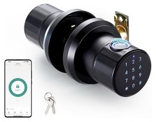 Fingerprint Door Lock, Biometric Door knob with 4 Ways to Unlock(App/Fingerpr...