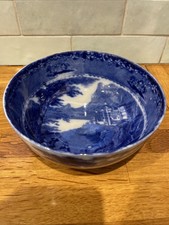 Antique Jenny Lind Flow Blue