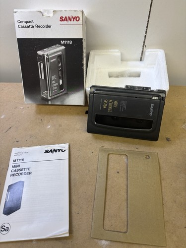Sanyo m1118 cassette recorder - m1118,