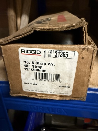 Ridgid strap wrench 48 - wrench, 48”