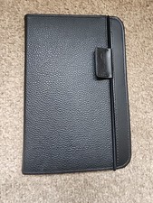 Genuine Amazon Black Leather Cover case for Kindle Keyboard  D00901 3rd Gen.