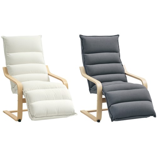 Homcom birch wood lounge - homcom,