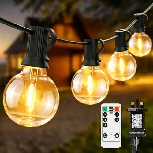 Outdoor 50ft 15m garden lights - outdoor, 50ft/15m