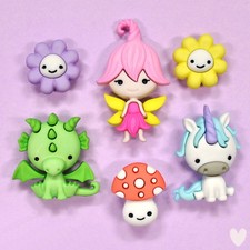 DRESS IT UP Buttons Fairies