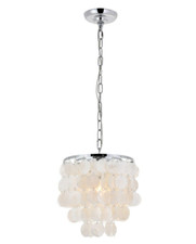 Pendant 1 Light Fixture Chrome