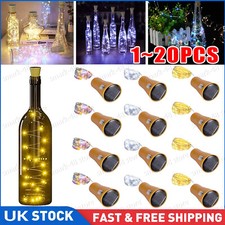 Solar wine bottle - bottle, lights