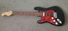 Fender Standard Stratocaster Left Handed 1998 Black - NEW NECK STAMP PIC ADDED 