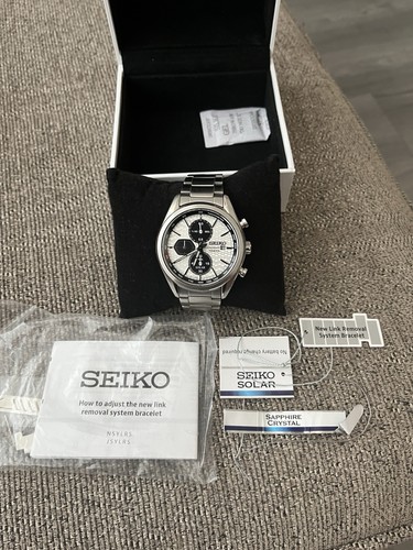 Seiko watch solar chronograph - watch,