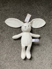 Marks And Spencer White Beige Cream Bunny Rabbit Soft Toy M&S