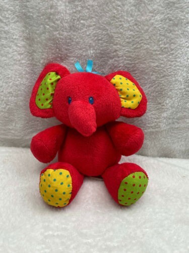 Mothercare red elephant soft