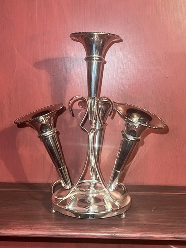 Vintage silver plated epergne - plated,