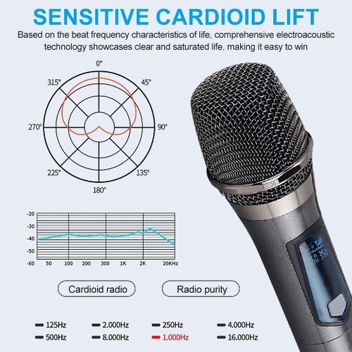 Wireless uhf microphone - wireless, system