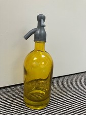 Yellow Glass Themed Retro Soda