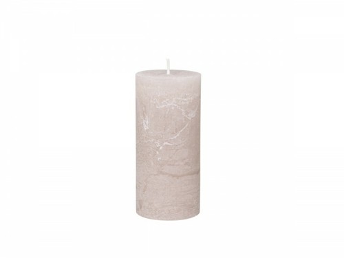 Dusky pink pillar candles - dusky,