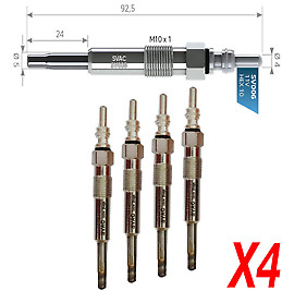 Svac heater glow plugs - x,