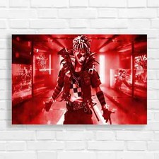 Stylized Gaming Character Red