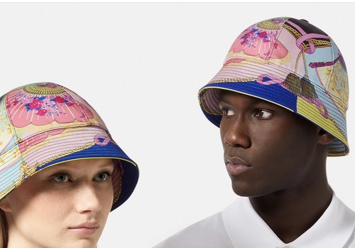 Versace ventagli bucket hat - ventagli,