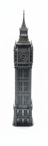 Detailed big ben model - big,