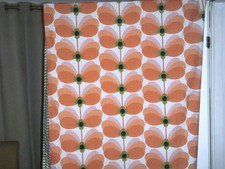 orla kiely butterfly stem orange double duvet cover
