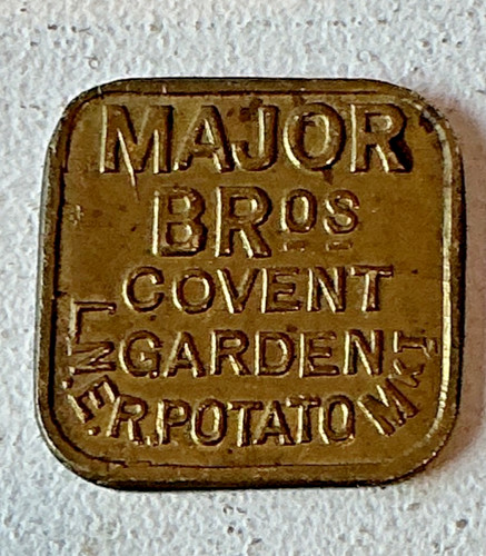 Brass market token - brass,