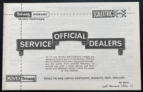 Tri ang hornby scalextric - tri-ang,
