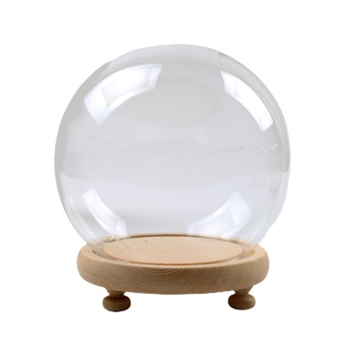 Display dome with base glass - display,
