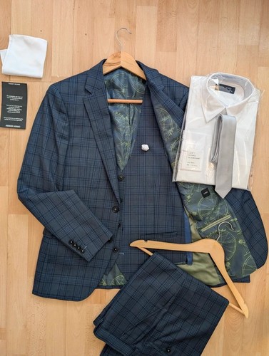 Remus uomo men piece check - remus, 3-piece