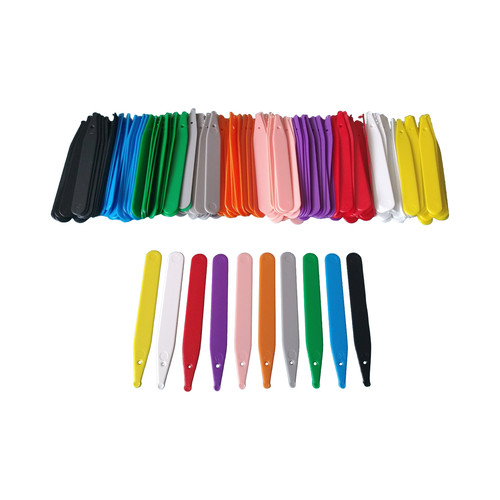 100 plastic plant labels - plastic,