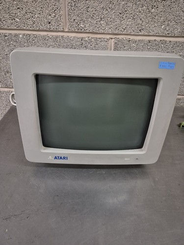 Atari sm124 monitor 1988 - sm124,