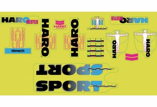 Haro bmx decals oldschool - haro,