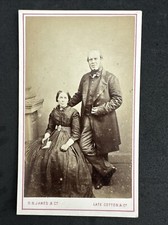 Cdv older couple unusual - unusual, belt